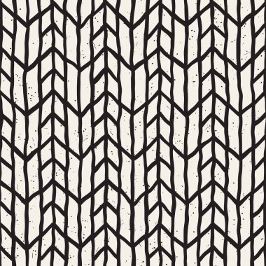 Basit mürekkep geometrik desen. Tek renkli siyah ve beyaz konturlar arka plan. Senin tasarı için doku fırça mürekkep el çekilmiş