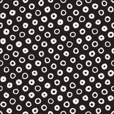 Elle çizilmiş siyah beyaz mürekkep soyut, pürüzsüz desen. Vektör stili grunge dokusu. Tek renkli geometrik dağınık şekiller boya fırça çizgileri
