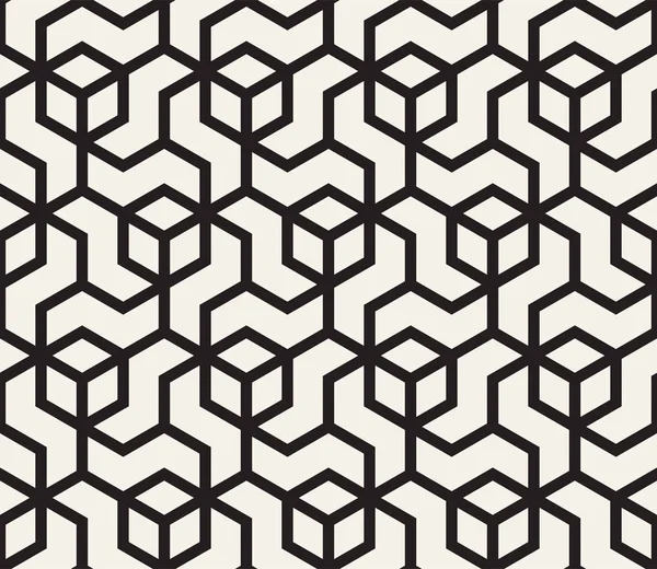 Vektör kusursuz desen. Modern stil soyut doku. Çizgili elementten geometrik fayanslar tekrarlanıyor