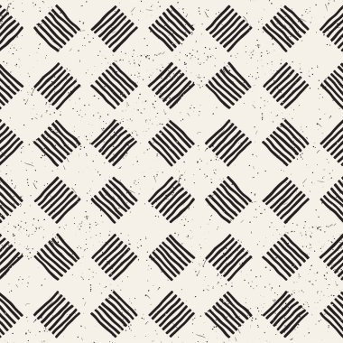 Elle çizilmiş sorunsuz yinelenen desen denetleyicisi ile döşeme hatları. Freehand mürekkep fırçası arka plan dokusu.