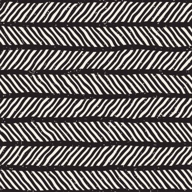 Basit mürekkep geometrik desen. Tek renkli siyah ve beyaz konturlar arka plan. Senin tasarı için doku fırça mürekkep el çekilmiş