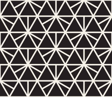 Vektör kusursuz desen. Modern stil soyut doku. Çizgili elementten geometrik fayanslar tekrarlanıyor