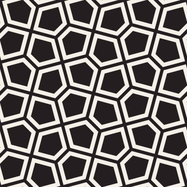 Vektör kusursuz desen. Modern stil soyut doku. Çizgili elementten geometrik fayanslar tekrarlanıyor