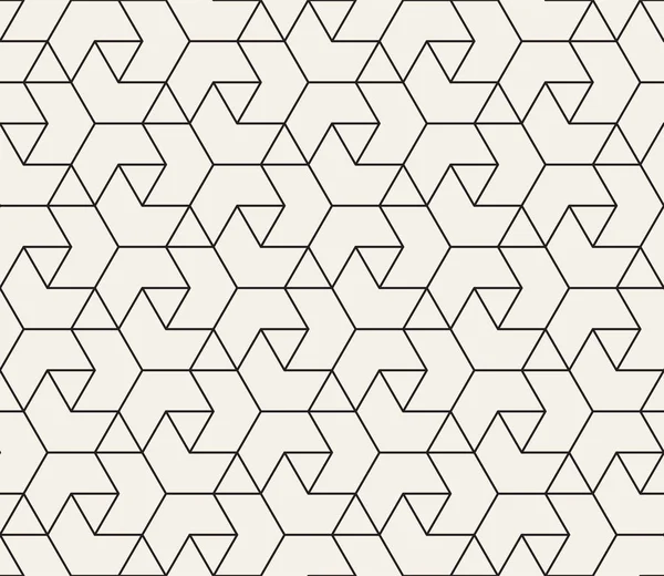 Vektör kusursuz desen. Modern stil soyut doku. Çizgili elementten geometrik fayanslar tekrarlanıyor
