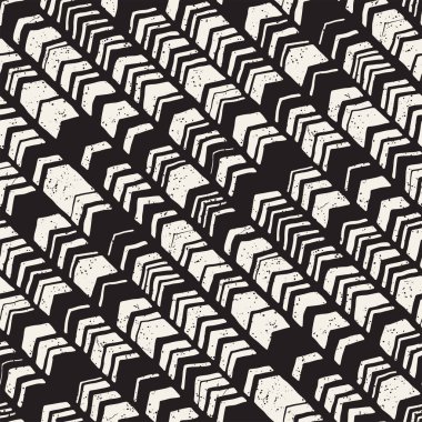 Vektör Dikişsiz serbest desen. Tek renkli yazdırma elle çizilmiş chevron Tekstürlü doodle. Modern grafik tasarım.