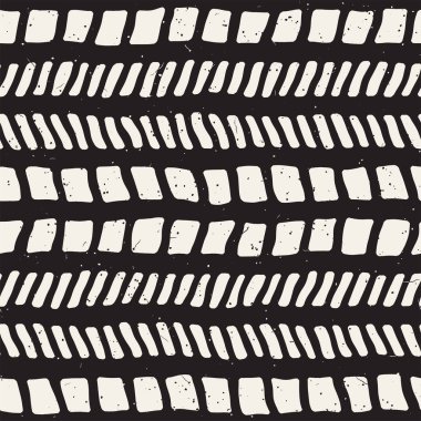 Basit mürekkep geometrik desen. Tek renkli siyah ve beyaz konturlar arka plan. Senin tasarı için doku fırça mürekkep el çekilmiş