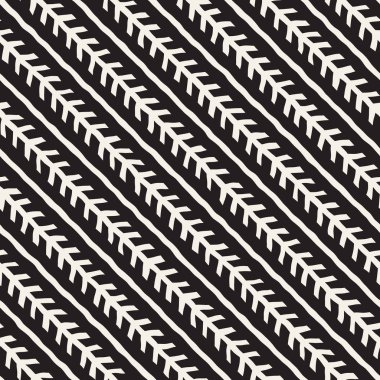 Basit mürekkep geometrik desen. Tek renkli siyah ve beyaz konturlar arka plan. Senin tasarı için doku fırça mürekkep el çekilmiş