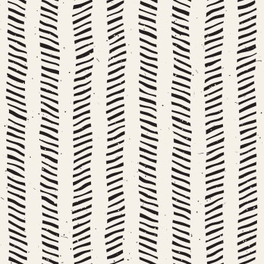 Basit mürekkep geometrik desen. Tek renkli siyah ve beyaz konturlar arka plan. Senin tasarı için doku fırça mürekkep el çekilmiş