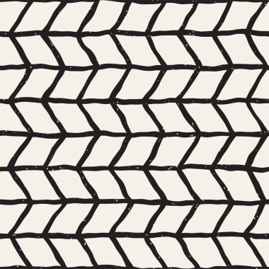 Basit mürekkep geometrik desen. Tek renkli siyah ve beyaz konturlar arka plan. Senin tasarı için doku fırça mürekkep el çekilmiş