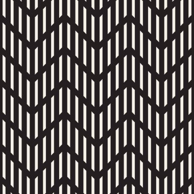 Vektör kusursuz desen. Modern stil soyut doku. Çizgili elementten geometrik fayanslar tekrarlanıyor