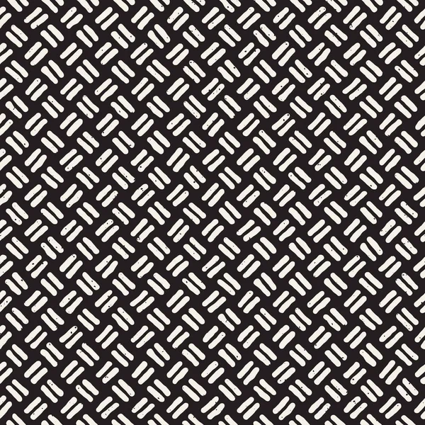 Hand Getekende Stijl Etnische Naadloze Patroon Abstracte Grungy Geometrische Vormen — Stockvector