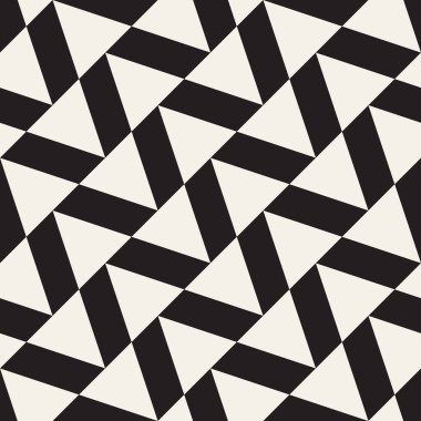 Vektör kusursuz desen. Modern stil soyut doku. Çizgili elementten geometrik fayanslar tekrarlanıyor