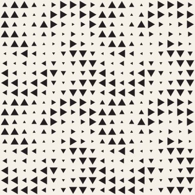 Şık noktalı resim doku. Rasgele boyutu şekillerle sonsuz arka plan. Vektör sorunsuz vintage mozaik desen.