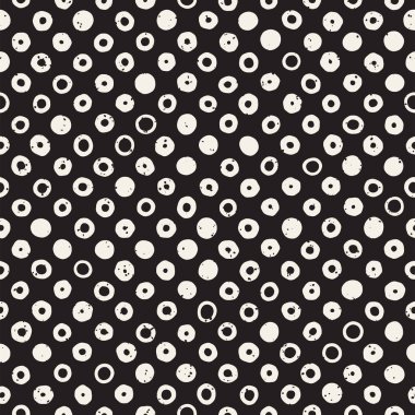 Elle çizilmiş siyah beyaz mürekkep soyut, pürüzsüz desen. Vektör stili grunge dokusu. Tek renkli geometrik dağınık şekiller boya fırça çizgileri