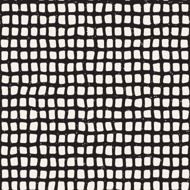 Basit mürekkep geometrik desen. Tek renkli siyah ve beyaz konturlar arka plan. Senin tasarı için doku fırça mürekkep el çekilmiş