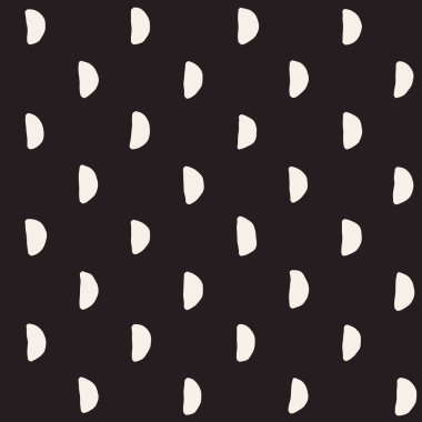 El çizimi pürüzsüz desen. Soyut geometrik şekiller arka plan siyah ve beyaz. Vektör etnik stil kirli dokusu.