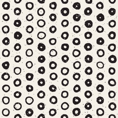 Elle çizilmiş siyah beyaz mürekkep soyut, pürüzsüz desen. Vektör stili grunge dokusu. Tek renkli geometrik dağınık şekiller boya fırça çizgileri