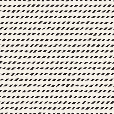 Elle çizilmiş çizgiler seamless modeli. Soyut geometrik döşeme arka plan. FreeHand siyah beyaz retro doku.