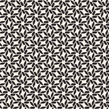 Vektörsüz mozaik çizgiler. Modern stil soyut doku. Çizgili elementlerle geometrik fayanslar tekrarlanıyor