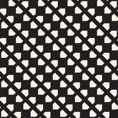 Kesintisiz yüzey geometrik tasarım. Yinelenen süsleme arka plan döşer. Vektör simetrik şekiller desen