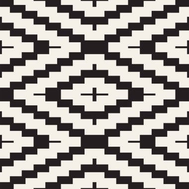 Kesintisiz yüzey geometrik tasarım. Yinelenen süsleme arka plan döşer. Vektör simetrik şekiller desen