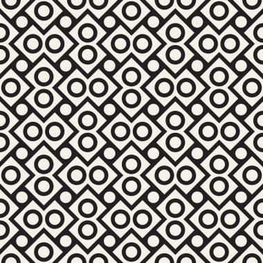 Vektör kusursuz desen. Modern stil soyut doku. Çizgili elementten geometrik fayanslar tekrarlanıyor