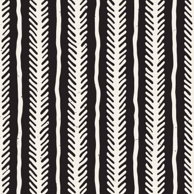 Basit mürekkep geometrik desen. Tek renkli siyah ve beyaz konturlar arka plan. Senin tasarı için doku fırça mürekkep el çekilmiş