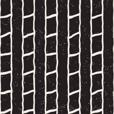 Basit mürekkep geometrik desen. Tek renkli siyah ve beyaz konturlar arka plan. Senin tasarı için doku fırça mürekkep el çekilmiş