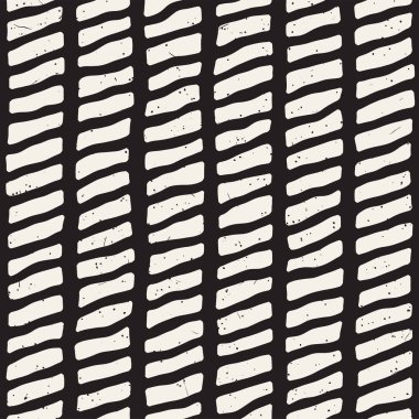 Basit mürekkep geometrik desen. Tek renkli siyah ve beyaz konturlar arka plan. Senin tasarı için doku fırça mürekkep el çekilmiş