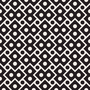 Vektör kusursuz desen. Modern stil soyut doku. Çizgili elementten geometrik fayanslar tekrarlanıyor