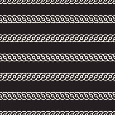 Vektör sorunsuz titreşim satırları desen yuvarlanır. Modern şık Soyut doku. Geometrik fayans gelen çizgili öğe yinelenen