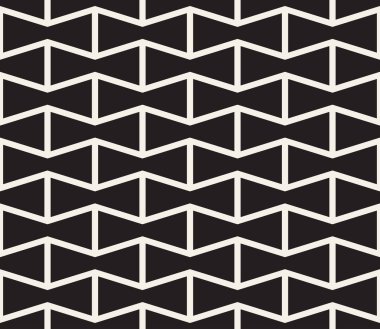 Vektör kusursuz desen. Modern stil soyut doku. Çizgili elementten geometrik fayanslar tekrarlanıyor