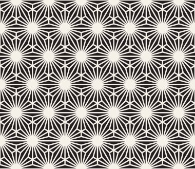 Vektör kusursuz desen. Modern stil soyut doku. Çizgili elementten geometrik fayanslar tekrarlanıyor