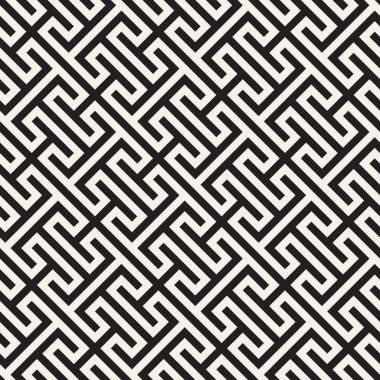 Vektörsüz geometrik desen. Basit soyut çizgiler kafes. Tekrarlanan ögeler stil arkaplan kaplaması 