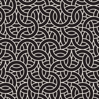 Vektör kusursuz desen. Modern stil soyut doku. Çizgili elementten geometrik fayanslar tekrarlanıyor