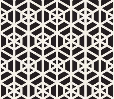 Vektör kusursuz desen. Modern stil soyut doku. Çizgili elementten geometrik fayanslar tekrarlanıyor
