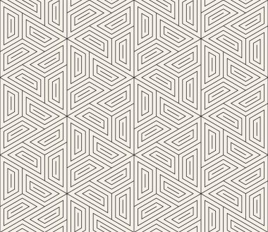 Vektörsüz geometrik desen. Basit soyut çizgiler kafes. Tekrarlanan ögeler stil arkaplan kaplaması 