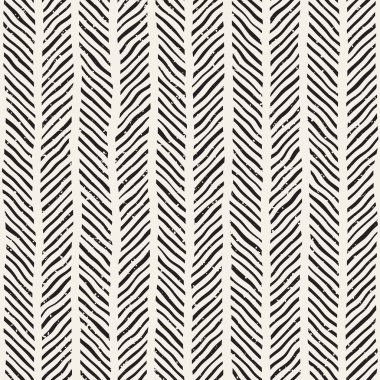 Basit mürekkep geometrik desen. Tek renkli siyah ve beyaz konturlar arka plan. Senin tasarı için doku fırça mürekkep el çekilmiş