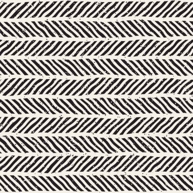 Basit mürekkep geometrik desen. Tek renkli siyah ve beyaz konturlar arka plan. Senin tasarı için doku fırça mürekkep el çekilmiş