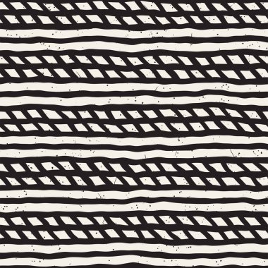 Basit mürekkep geometrik desen. Tek renkli siyah ve beyaz konturlar arka plan. Senin tasarı için doku fırça mürekkep el çekilmiş