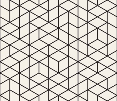 Vektörsüz geometrik desen. Basit soyut çizgiler kafes. Tekrarlanan ögeler stil arkaplan kaplaması