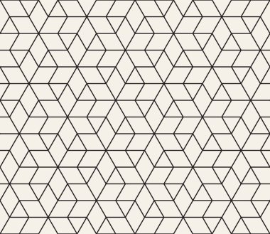 Vektörsüz geometrik desen. Basit soyut çizgiler kafes. Tekrarlanan ögeler stil arkaplan kaplaması 