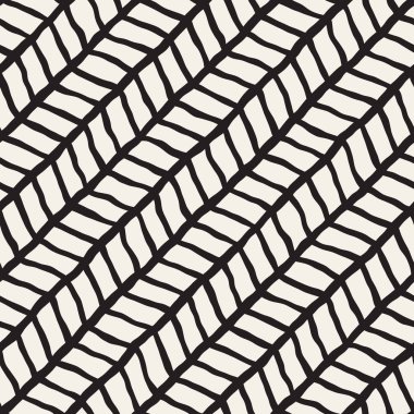 Basit mürekkep geometrik desen. Tek renkli siyah ve beyaz konturlar arka plan. Senin tasarı için doku fırça mürekkep el çekilmiş