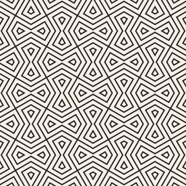 Vektörsüz geometrik desen. Basit soyut çizgiler kafes. Tekrarlanan ögeler stil arkaplan kaplaması 