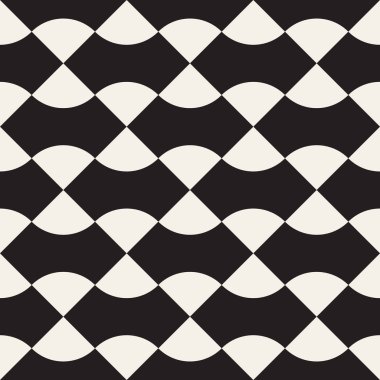 Vektör kusursuz desen. Modern stil soyut doku. Çizgili elementten geometrik fayanslar tekrarlanıyor