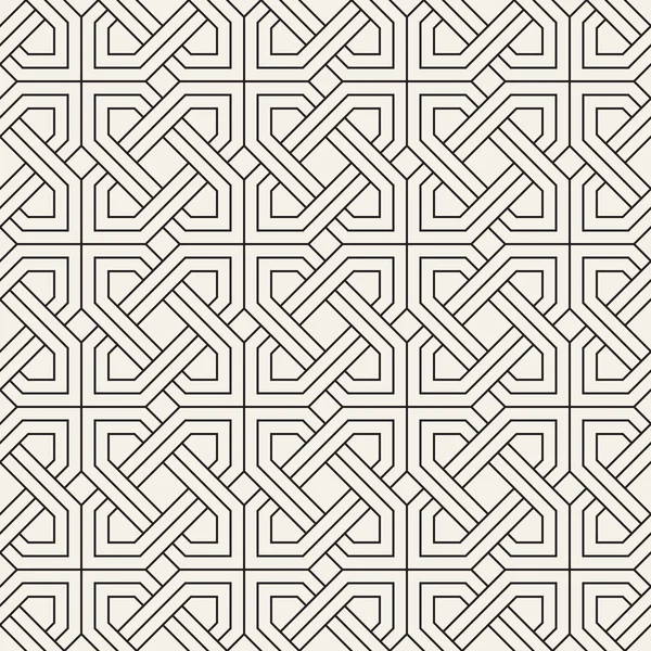 ベクトルシームレスパターン モダンなスタイリッシュな抽象的な質感 ストライプ要素から幾何学的なタイルを繰り返す — ストックベクタ
