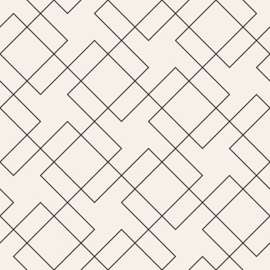 Vektör kusursuz desen. Modern stil soyut doku. Çizgili elementten geometrik fayanslar tekrarlanıyor