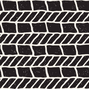 Basit mürekkep geometrik desen. Tek renkli siyah ve beyaz konturlar arka plan. Senin tasarı için çizilen mürekkep doku el