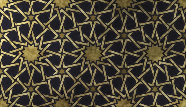 Diseño Fondo Basado Motivos Gráficos Orientales Tradicionales Patrón Decorativo Islámico — Foto de Stock