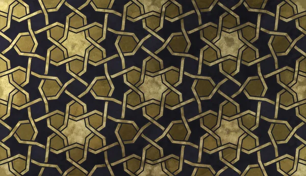 디자인 전통적인 그래픽 모티브에 따라입니다 텍스처와 이슬람 패턴입니다 인터레이스 기하학적 — 스톡 사진